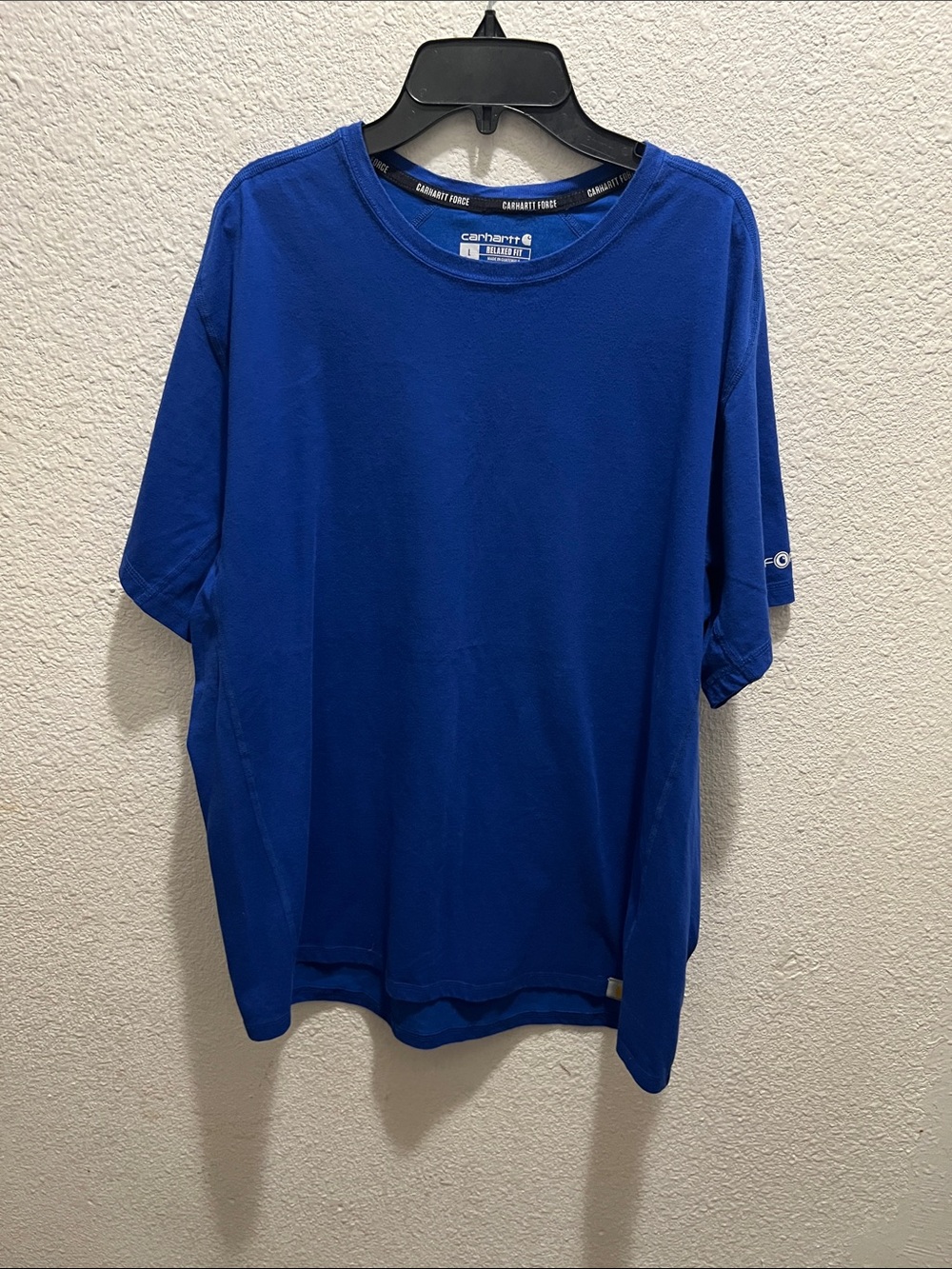 Carhartt Men’s Bold Blue Short-Sleeve Crew Tee